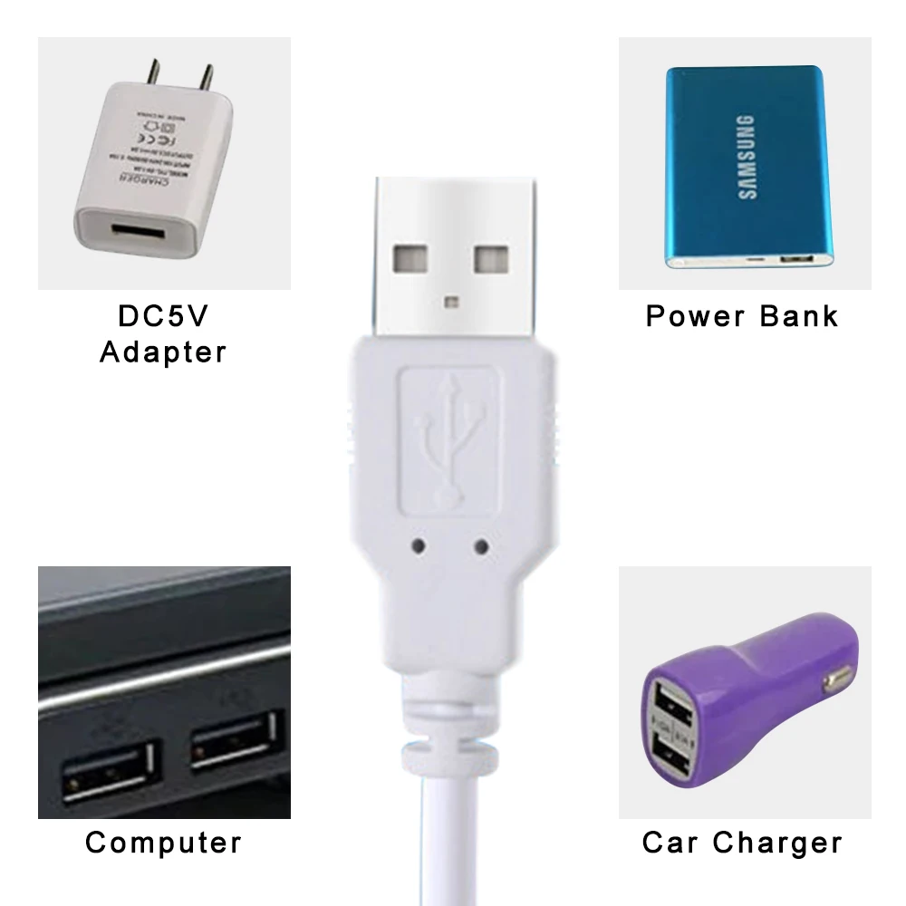 DC5V USB СВЕТОДИОДНЫЙ светильник под шкаф 1-1.5A шкаф огни теплый белый Природа Белый светодиодный бар огни полосы света для чтения