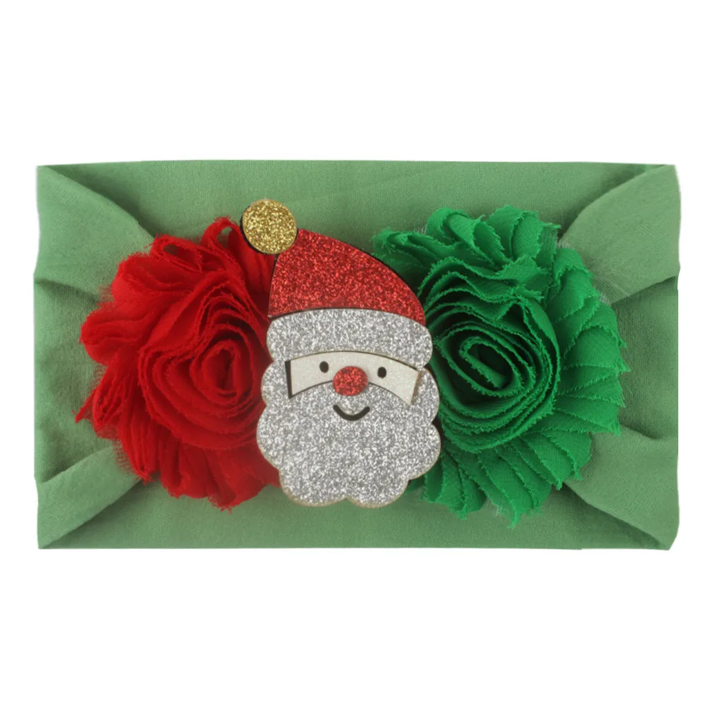Новинка 2019 года Рождественская повязка на голову для новорожденных 2 модели