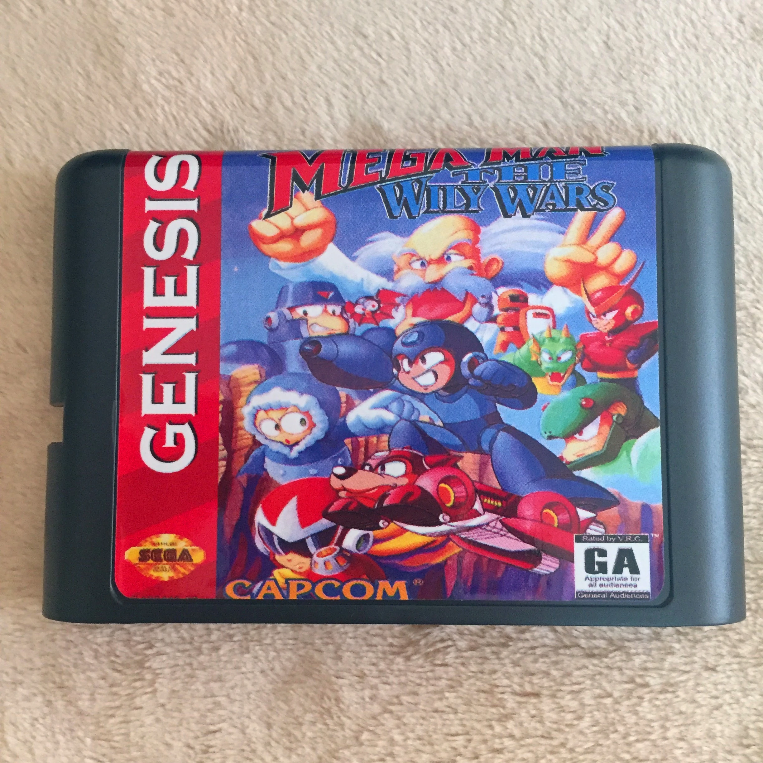 

Megaman The Wily Wars 16 bit MD Game Card For Sega Mega Drive For Genesis