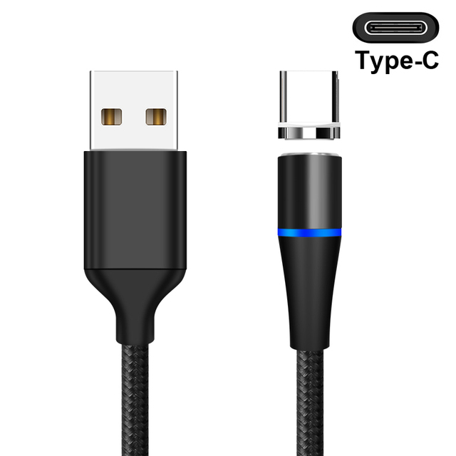 Cable 3A Fast Charging Micro USB Type C Cable For iPhone Xiaomi Redmi A2 Note 8 5 Magnetic Charger Phone Data USB Cord