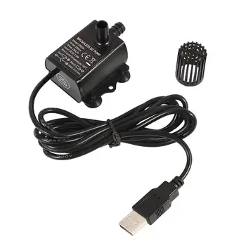 

Mini Pump Fountain Pump Water Pump Submersible Versatile Durable Economic Hmax 200cm USB 2.4W Aquarium Fish Tank Rockery Home