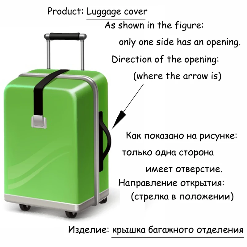 Дорожные Чехлы для багажа Дорожный чемодан пылезащитный чехол, покрытие для сумки на колесах, эластичный Чехол для багажа 18-32 дюймов, аксессуары для путешествий