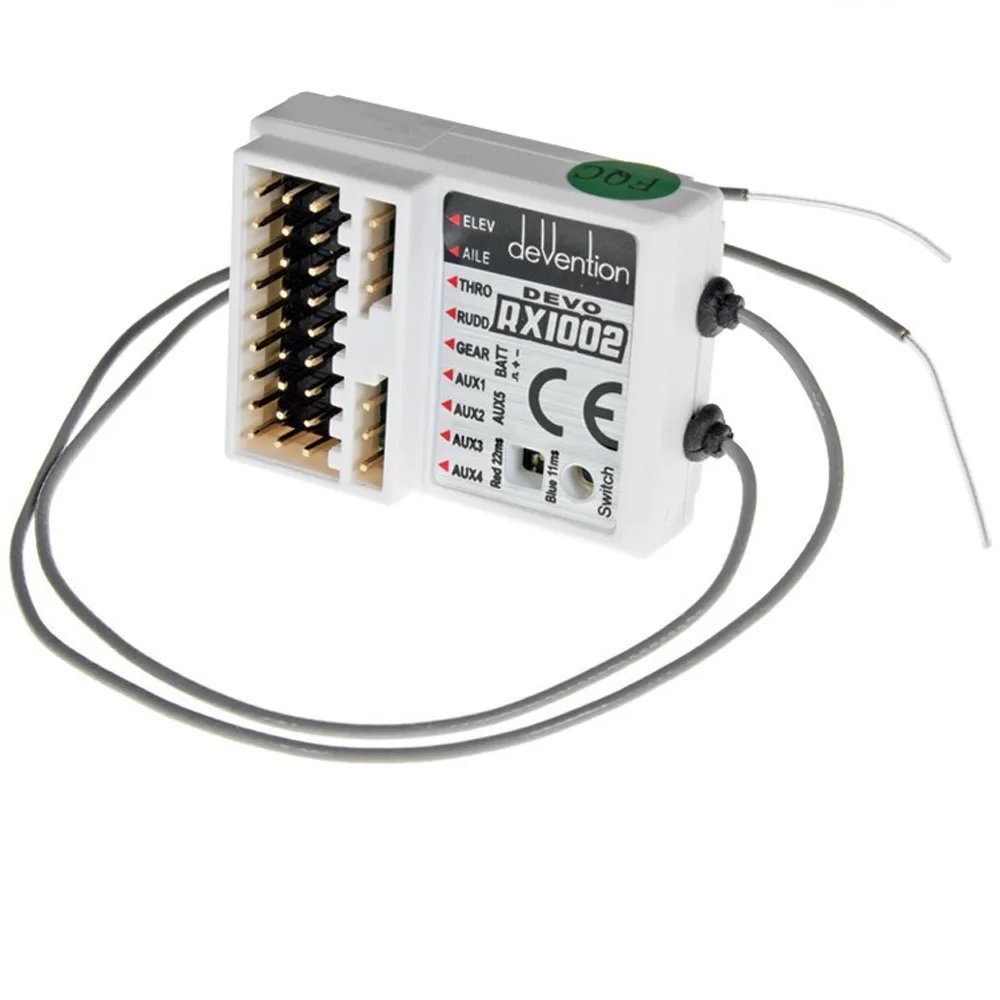 

1pcs Original Walkera RX1002 2.4Ghz 10 channel/10ch receiver for Devo10 TX Compatible with Devo 7/7E/8S/12S