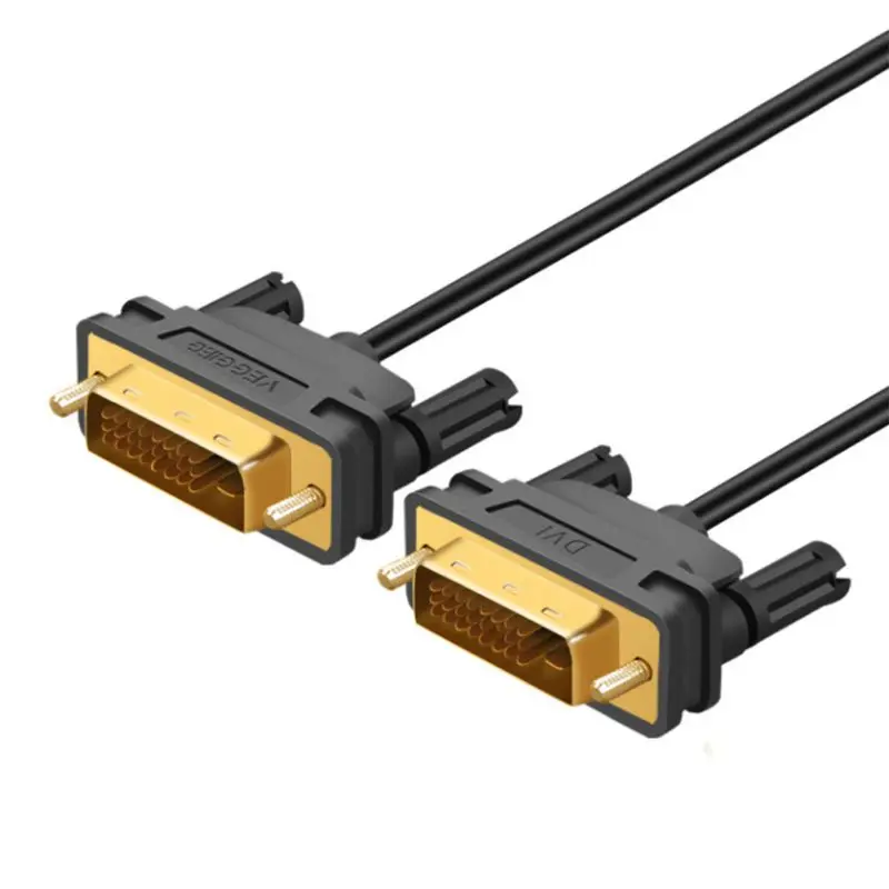 

DVI Cable 24+1 Male To Male Dual Channel 2K Double Clear HD Cable Dvi Gold Plated Project Dedicated DVI Cable
