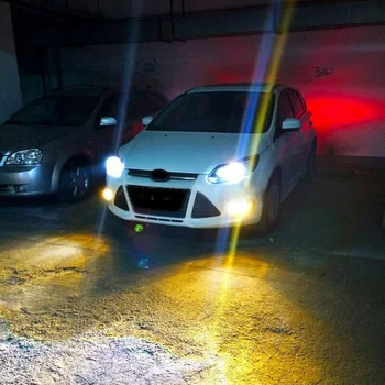 

3000K LED headlight Aluminum Alloy Replacement Bulb Parts 2pcs Exterior H7 100W