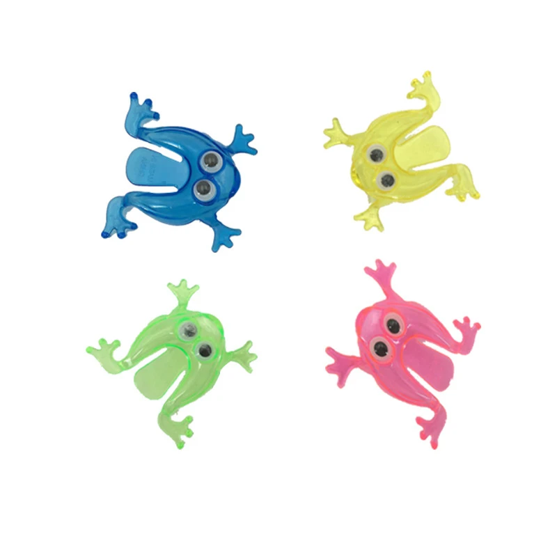 jumping frog toy plastic