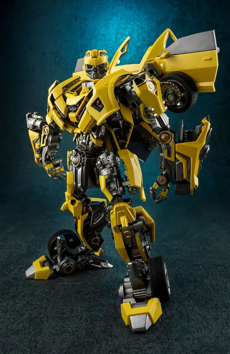 Wei jiang War Blade Bumblebee трансформационная игрушка Jingang сплав версия 8053 фильм версия машина Робот Гараж Комплект Модель