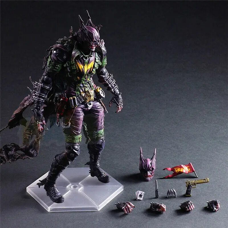 DC Comics Play Arts Kai Batman Rogues Gallery Joker PVC Action Figure Toy Model Collection Batman F