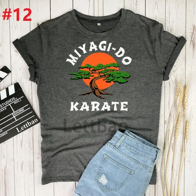 Miyagi-Do Karate Bonsai Tree Print Women Tshirt Cotton Casual Funny T Shirt Gift 90s Lady Yong Girl Ullzang Harajuku | Женская одежда