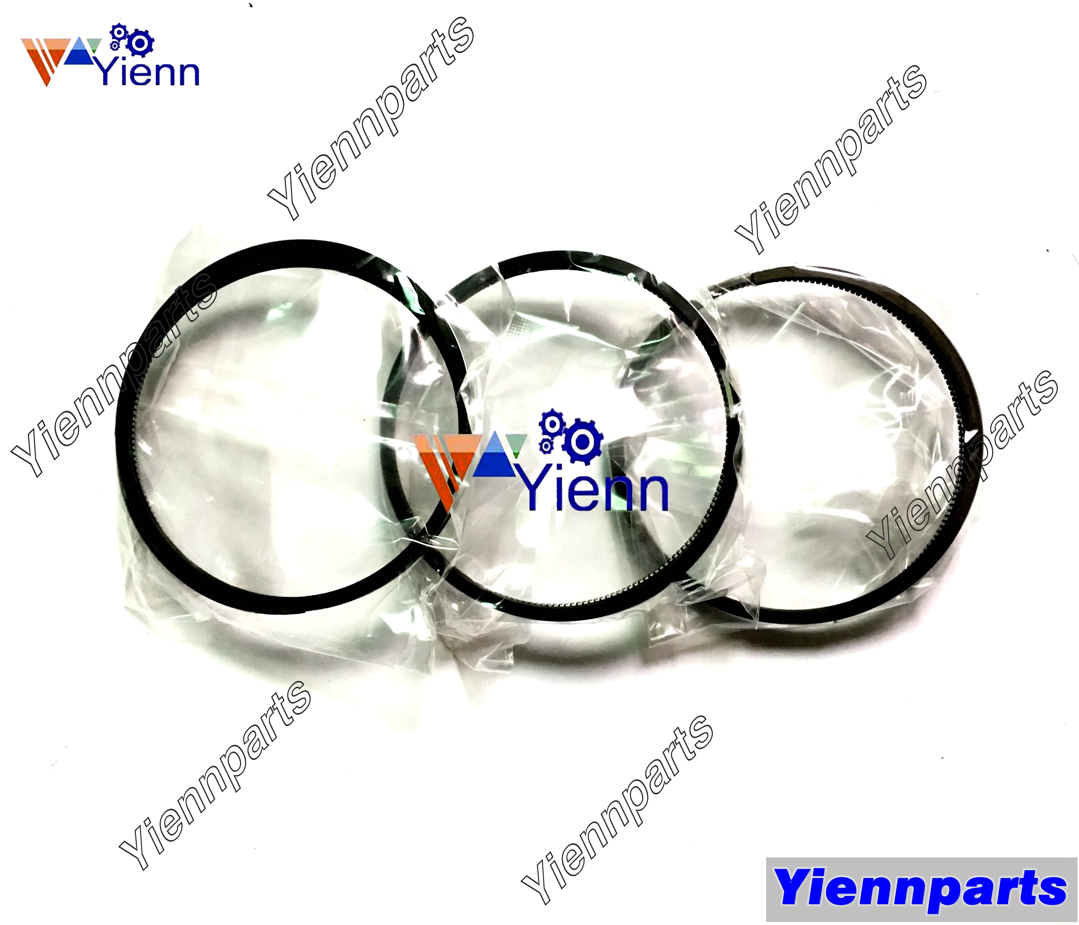 Set Fasce Elastiche 3 Ab1 Per Iseki Isuzu Hanik N-4 N-35 Nc3000 Mini Escavatori Parti Di Riparazione Del Motore Diesel