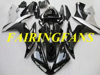 

Injection mold Fairing body kit for YAMAHA YZFR1 04 05 06 YZF R1 2004 2005 2006 Silver black Fairings bodywork+gifts YB49