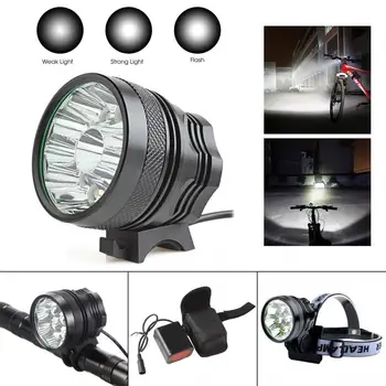 

7500LM Waterproof 12 x XM-L T6 LED Super Bright Camping Fishing Bicycle Cycling Flashing Light Lamp + Charger