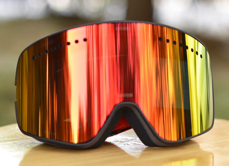 Магнитная лыжные очки с чехол анти-туман с двойными линзами UV400 профессиональные лыжные очки Для мужчин Для женщин Лыжный Спорт очки для катания на сноуборде