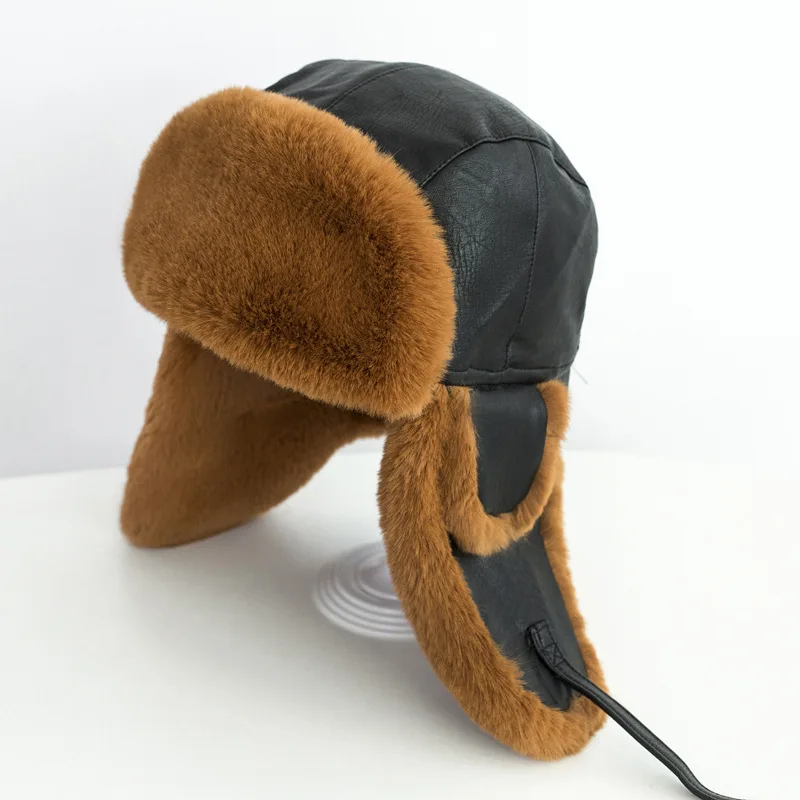 

New Fashion Clothes Accessories Men and Women Winter Faux Fur Bomber Hats