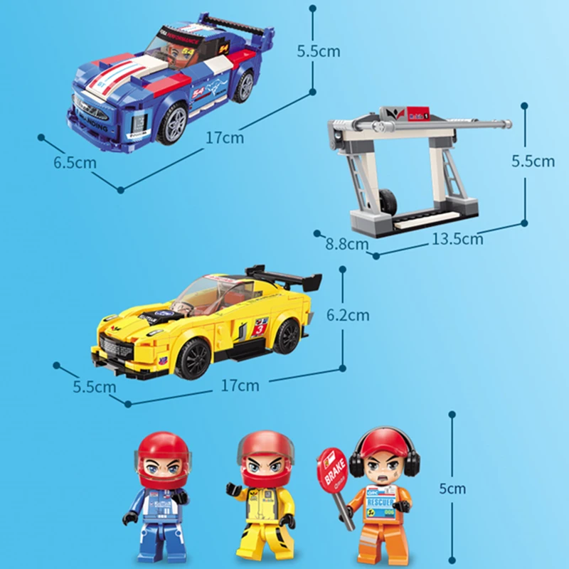 ENLIGHTEN Technic City Series MOC ремонт гоночных супер гоночных автомобилей запчасти Чемпион строительные блоки Наборы комплекты кирпичей игрушки Совместимые