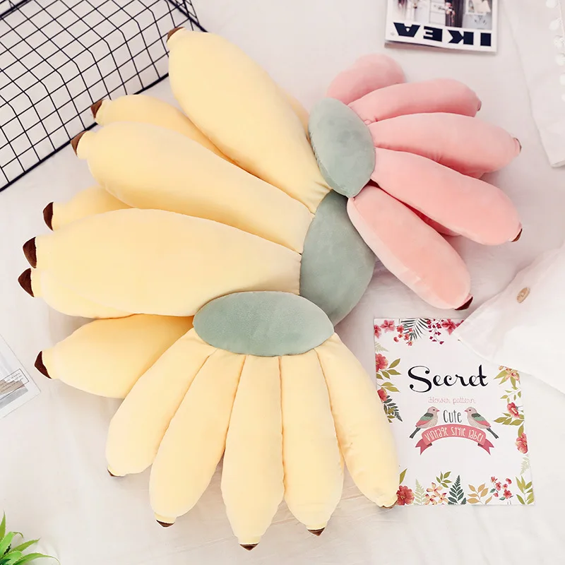 

Creative New Style INS Network Red Banana Bed Software Pillow down Cotton Musa Basjoo Students Home Office by Seat Cushion