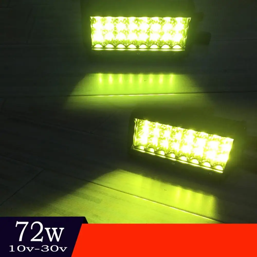 24Led 72 Вт светодиодный автомобильный светильник, рабочий светильник, светодиодный внедорожный Точечный светильник, противотуманная фара для вождения, автомобильные аксессуары