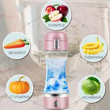 Генератор водорода богатая бутылка с ионизатором воды с сливным отверстием Seperate H2 и O2 высокочистый генератор водорода ПЭТ бутылка использования