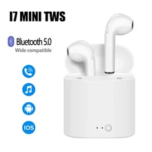 Nowa aktualizacja I7s Mini TWS bezprzewodowe słuchawki Bluetooth słuchawki Stereo sportowe słuchawki douszne dla wszystkich smartfonów tanie tanio lukbspy NONE Wyważone CN (pochodzenie) Prawdziwie bezprzewodowe 120dB instrukcja obsługi Etui ładujące Kabel do ładowania