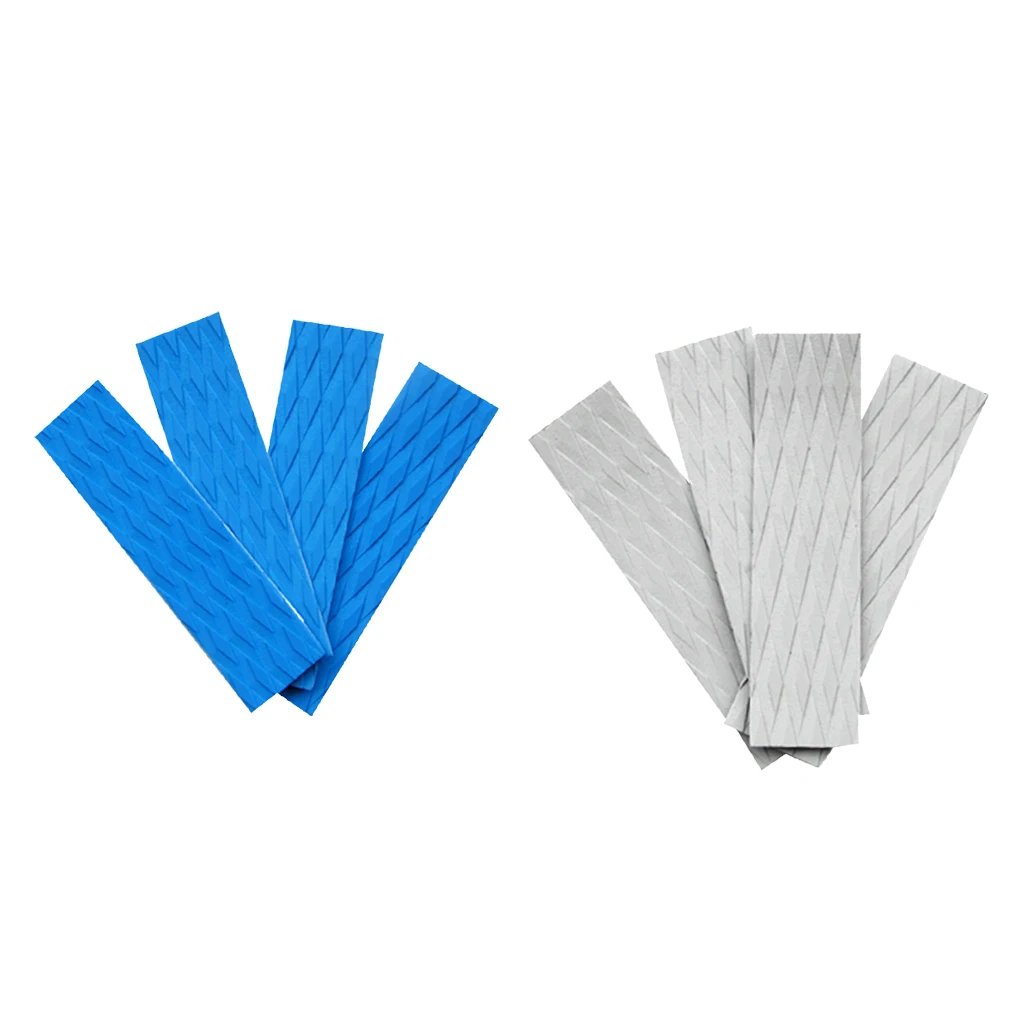 Lot 4 Surfing Front Traction Pad - SUP Surfboard Deck Grip Mat Replacement - Adhesive & Versatile - Various Colors