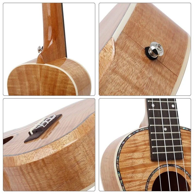 IRIN Гавайская гитара 23 дюймов Концерт Гавайская гитара красного дерева Ukelele проектированный деревянный гриф шеи Гавайи 4 строки гитары