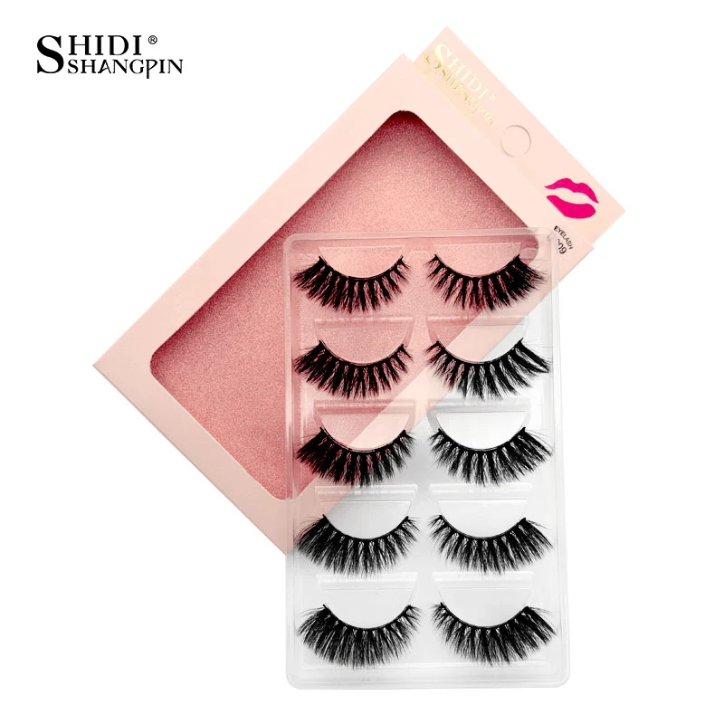 5 Pairs 3D Eyelashes Hand Made Natural Long Faux Mink Lashes False Eyelash Extensions Maquiagem Makeup Tool eyelash extensions,fake eyelashes,eyelash extension,eyelash extension lashes,false eyelashes