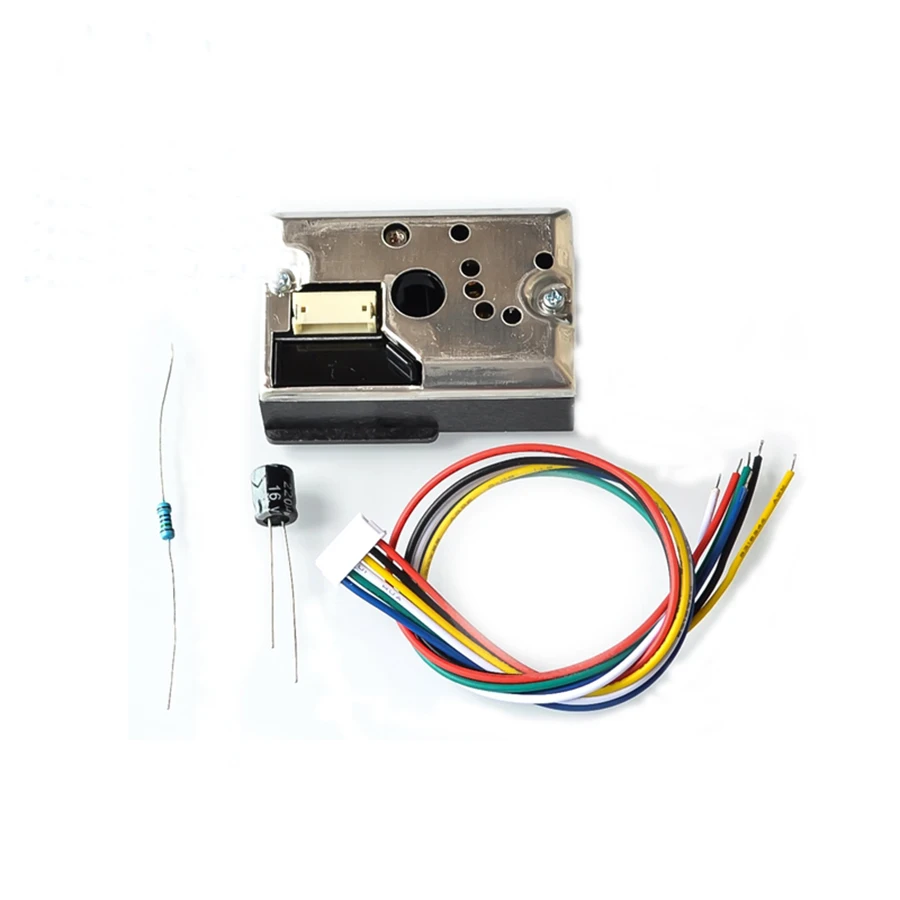 Датчик пыли PM2.5 GP2Y1014AU0F компактный оптический датчик совместимый с GP2Y1010AU0F GP2Y1010AUOF