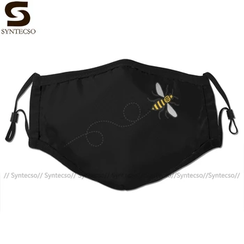 

Bee Mouth Face Mask Flying Bee Classic Edition Facial Mask Kawai Funny with 2 Filters for Adult