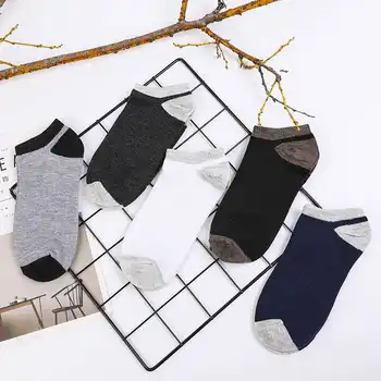 

Spring and summer tide thin match color sports socks sweat absorption anti - odor leisure