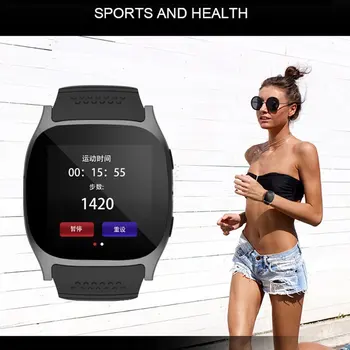 

T8 Color Screen Smart Bracelet Real-Time Sleep Monitoring Anti-lost Function Smart Alarm Clock Sedentary Reminder