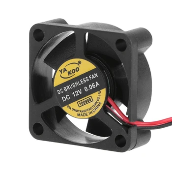 

DC 12V 0.13A 2-Pin 30x30x10mm PC Computer CPU System Brushless Cooling Fan 3010 M6CB