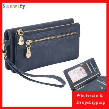 

Long Wallet Women Purses Fashion Coin Purse Card Holder Wallets Female High Quality Clutch Money Bag Pu Leather Wallet