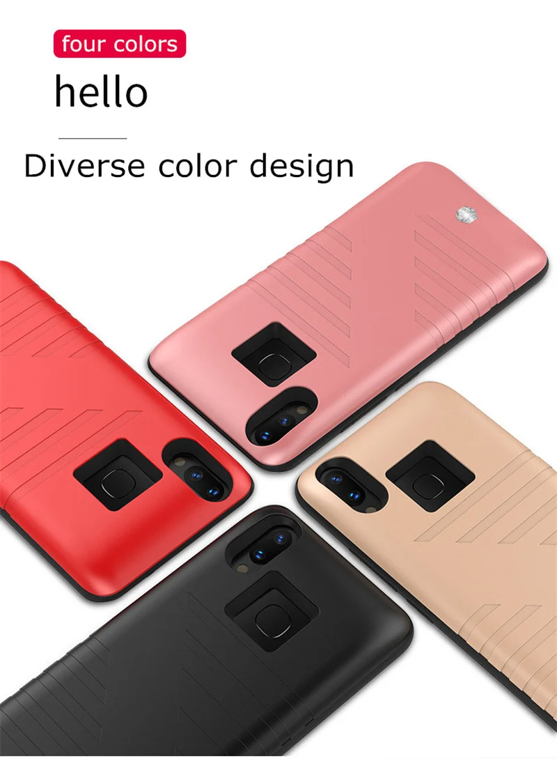 Модный портативный блок питания, крышка для зарядки, крышка для Vivo Y85, чехол для аккумулятора, 5000 мАч, чехол для зарядного устройства