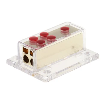 

One 4 GA to Four 8 GA Power Ground Distribution Block Car Audio Amp Splitter