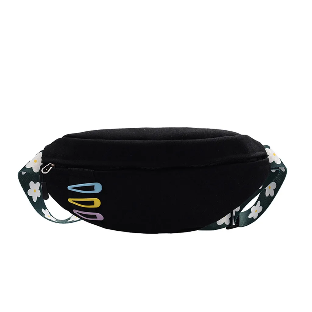 Женская сумка nerka Fanny Pack полотняная поясная сумка Милая шпилька для волос пояс кошелек сумка Harajuku сумка через плечо для женщин нагрудные сумки nerka damска