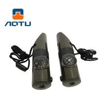 Для отдыха на открытом воздухе мульти-функциональный свисток Qihe свисток Кемпинг Альпинизм свисток трансграничной AT7610