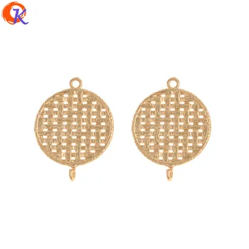 

Cordial Design 20Pcs 20*27MM Jewelry Accessories/DIY Connectors/Round Shape/Genuine Gold Plating/Hand Made/Earring Findings