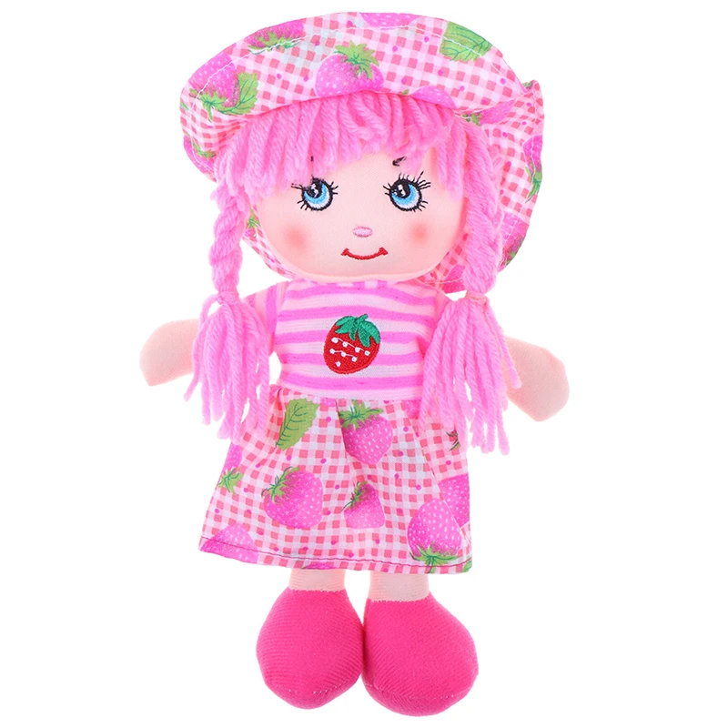 Девочки 25 см мультфильм Kawaii фрукты юбка шляпа Тряпичные куклы Мягкая Милая ткань Stuffe игрушки для ребенка ролевые игры День рождения рождественские подарки - Цвет: A3