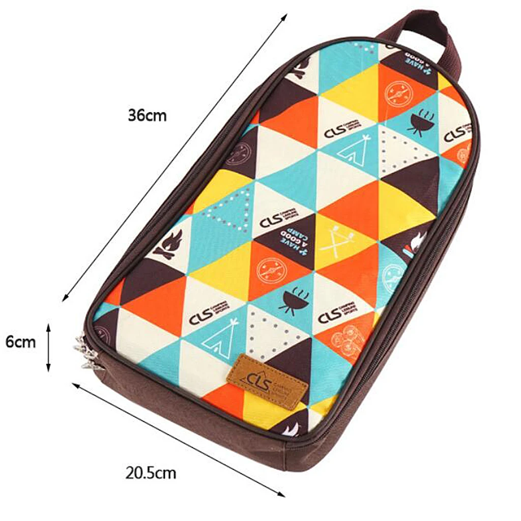  Camping Cookware Kitchen Cooking Utensil Organizer Portable BBQ Storage Bag Backpacking Camp Cookin