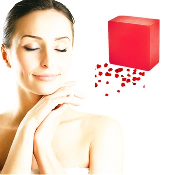 

HANCHAN 100g/Pcs Skin Care Red Rose Tea Fragrance Bathing Soaps Spa Moisturizing Nature Flower Aroma Scar Repair Handmade Soaps
