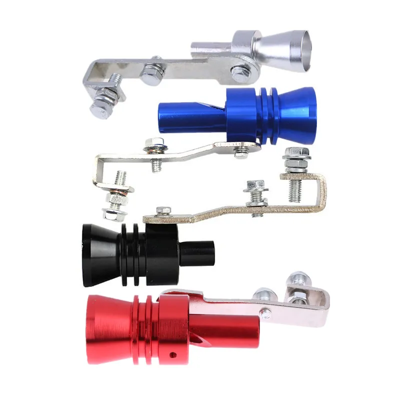 Universal Car Turbo Sound Exhaust Muffler Pipe Whistle Fake Blow-off BOV Simulator Whistler Vehicles Auto Accessories S L XL