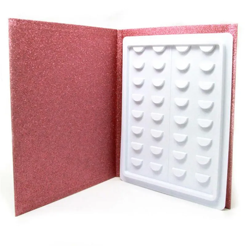 16 Pairs Fake Eyelash Display Storage Book Glitter Paper Container Travel Care Cosmetic Makeup Display 20#62 16 Pairs Fake Eyelash Display Storage Book Glitter Paper Container Travel Care Cosmetic Makeup Display 20#62