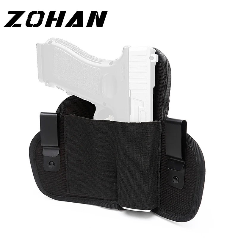 

Tactical Gun Holster Verborgen Dragen Holsters Riem Metalen Clip Holster Airsoft Gun Bag Voor Alle Maten Pistolen