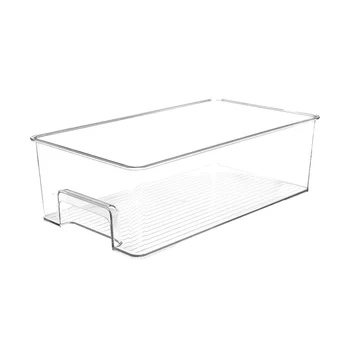 

1Pc Kitchen Organiser Refrigerator Fresh Box Egg Tray Drawer Type Fruit and Vegetable Crisper Food Storage Boxes for Fridge and