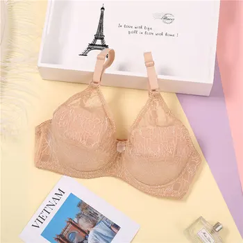 

Sexy Lace Bras For Women Seamless Bra Push Up Bralette Brassiere Breathable Bra Comfortable Femme Plus Size 38-44C