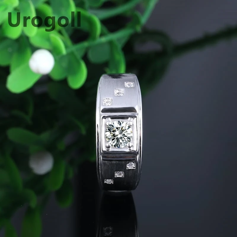 Fashion Man Rings 925 Sterling Silver Ring Jewelry Accessories Brushed Ring Tide Domineering Zircon Bridegroom Wedding Ring