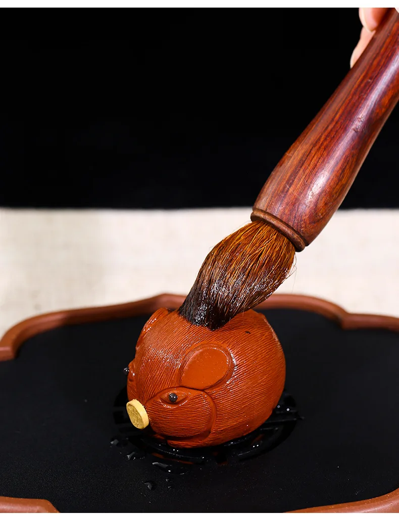 Rain Sand Clay Tea Ornaments Handmade Clay Little Mouse You Richness Boutique Sculpture Tea Ornaments Manufacturers on Behalf of