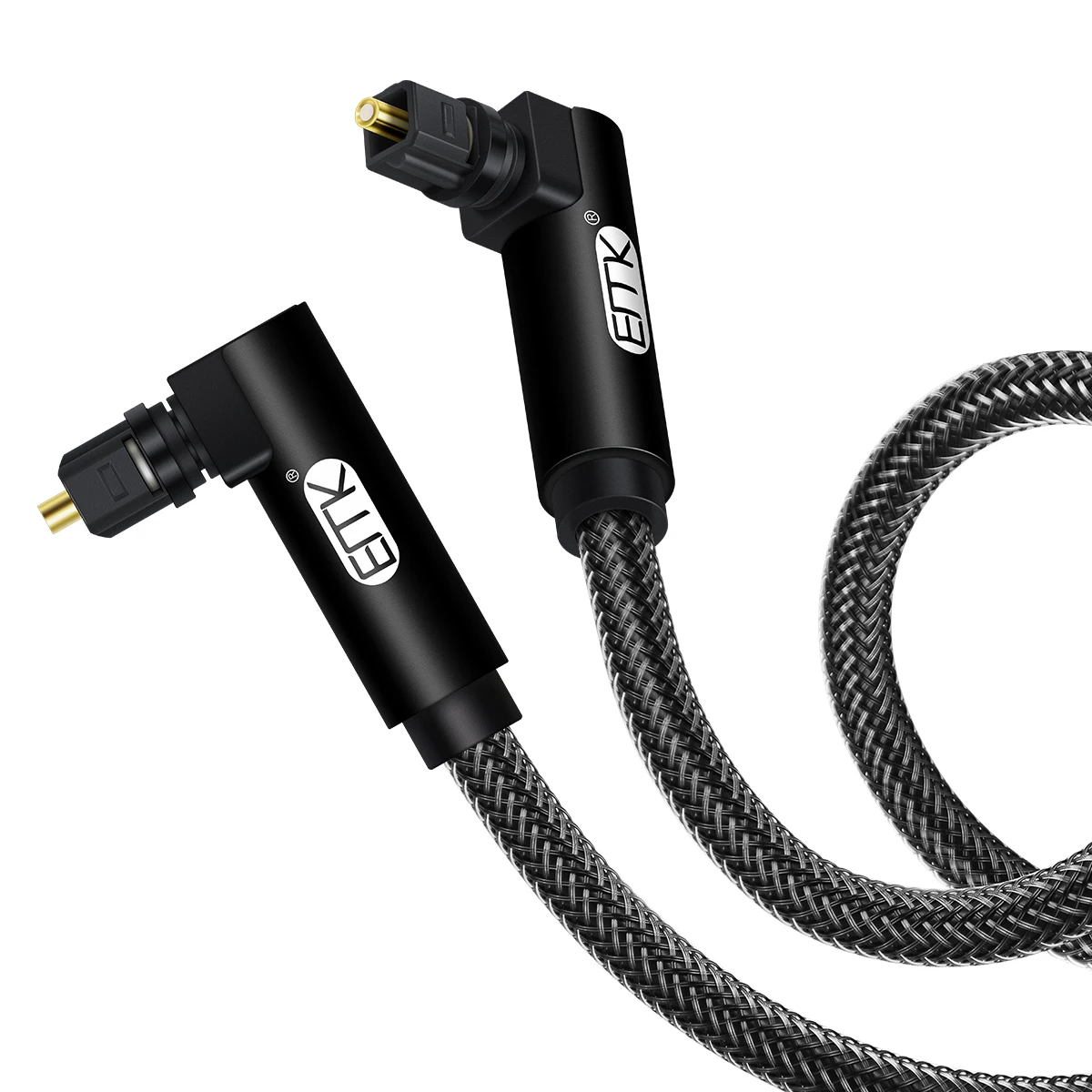 Double 90 Degree Toslink Optical Cable 360 Free-Rotating Plug Fiber Optic S/PDIF Male to for TV | Электроника
