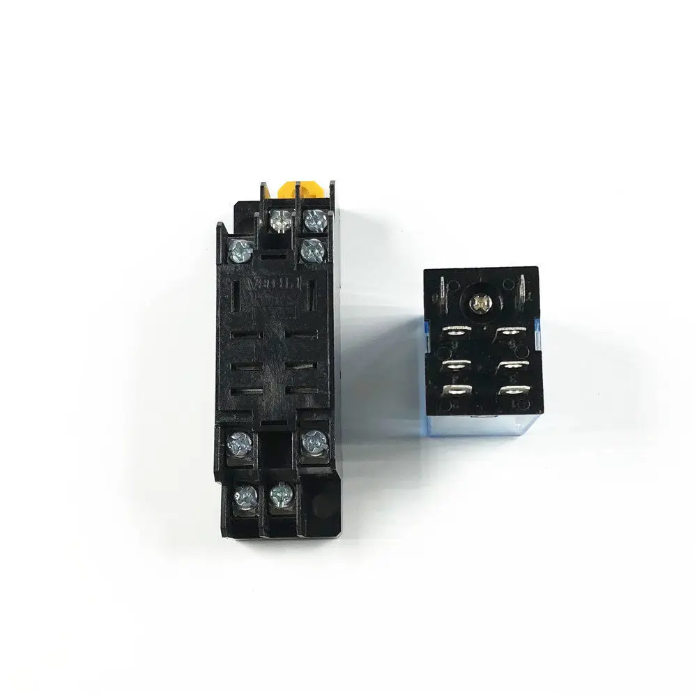 110/120 V/380 V AC 12/24V DC AC силы реле 10A LY2NJ DPDT 8 контактов с гнездом
