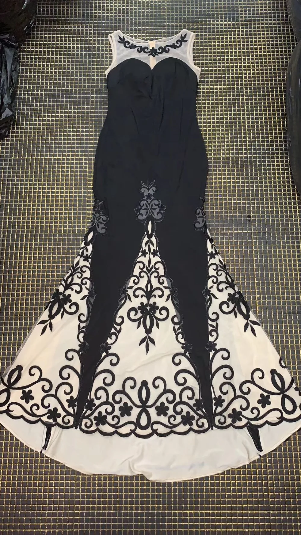Женское черное Макси платье с круглым вырезом без рукавов vestidos бодикон праздничное платье-повязка знаменитости